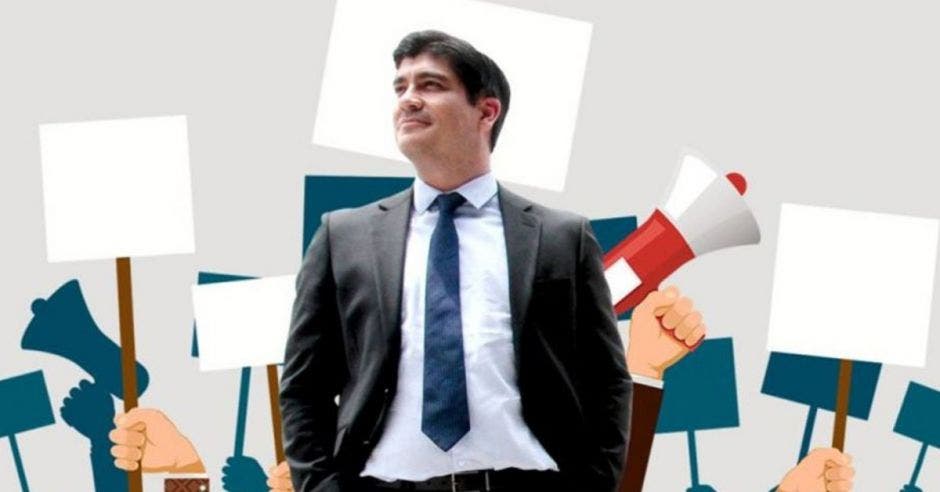 Carlos Alvarado, presidente de la República. Archivo/La República.