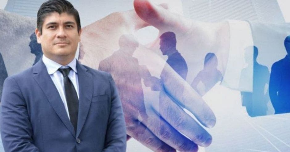 Carlos Alvarado, presidente de la República.