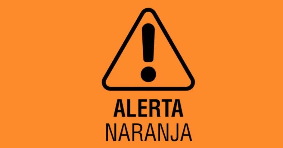 Signo de alerta naranja