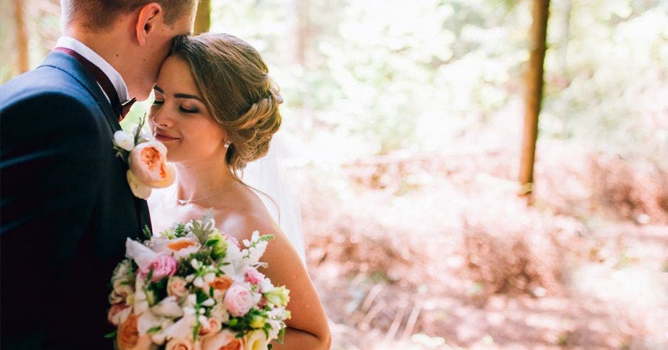 Pareja en la boda