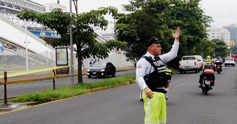 policia de transito en la Sabana