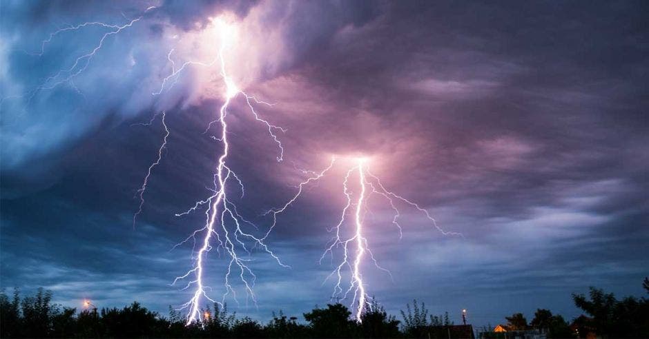 Tormenta y rayería