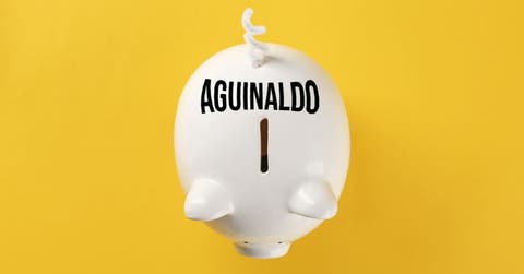 Alcancía que dice aguinaldo