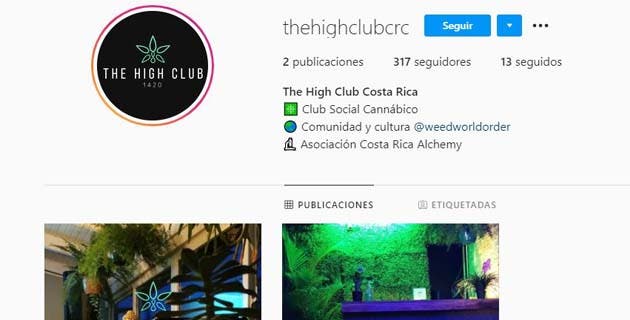 Home de una página de instagram