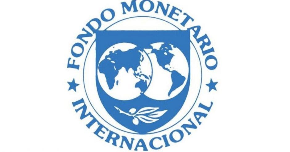 Logo del Fondo Monetario Internacional en color azul sobre fondo blanco