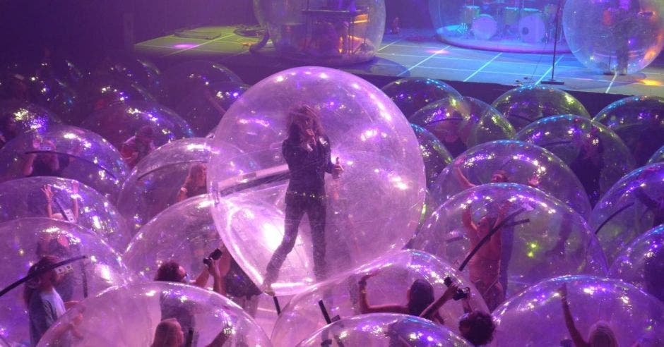Concierto en burbujas