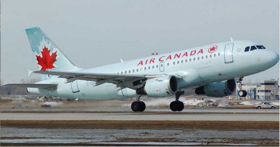 avión de Air Canada