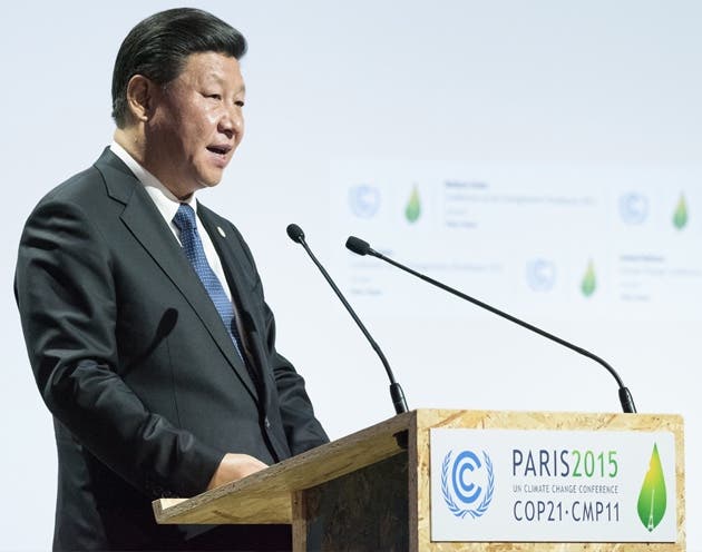 Xi Jinping en su discurso en el Acuerdo de París, 2015