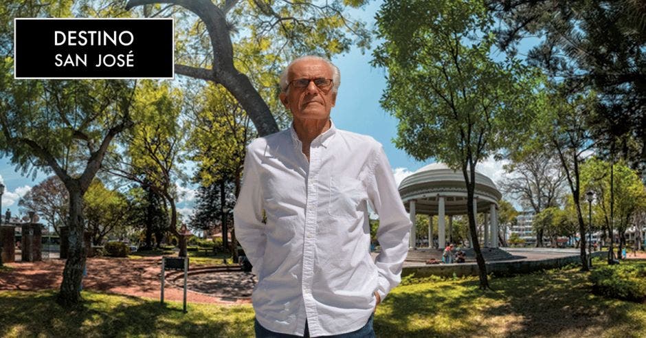 Vemos a Fred Blaser en el Parque Morazán