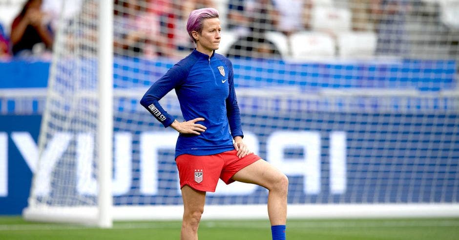 Megan Rapinoe, capitana de la Selección Nacional Femenina de Fútbol Estados Unidos