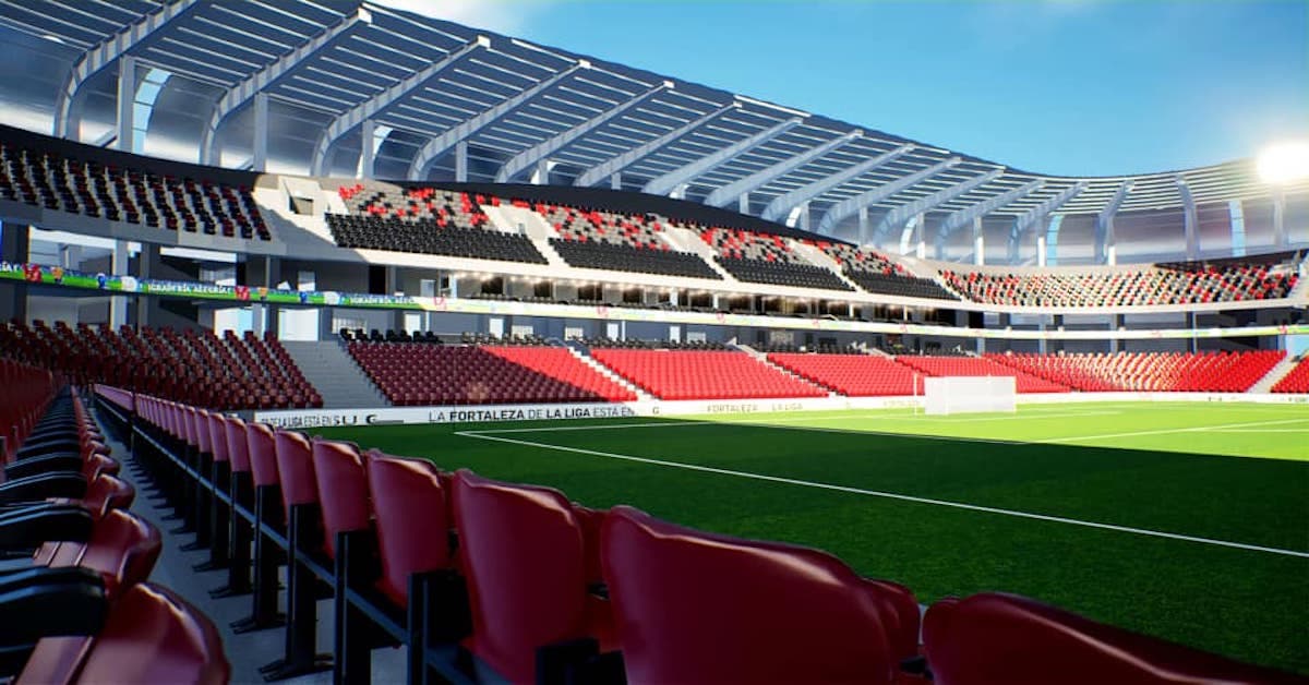Nuevo estadio de la Liga “Ponga aquí su marca”