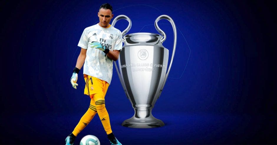 Keylor Navas va por su cuarta Champions League. PSG/La República