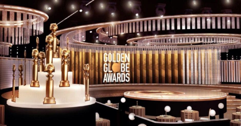 Escenario de los Golden Globes