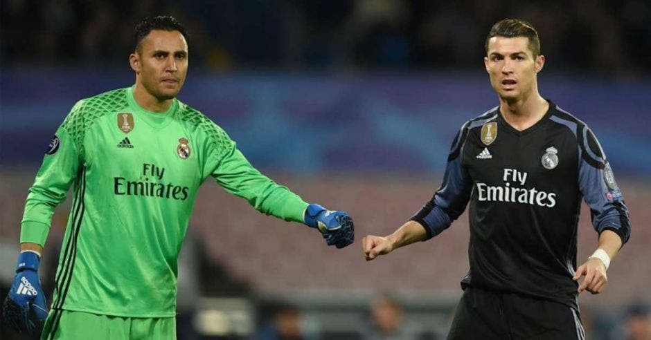 navas keylor y Ronaldo