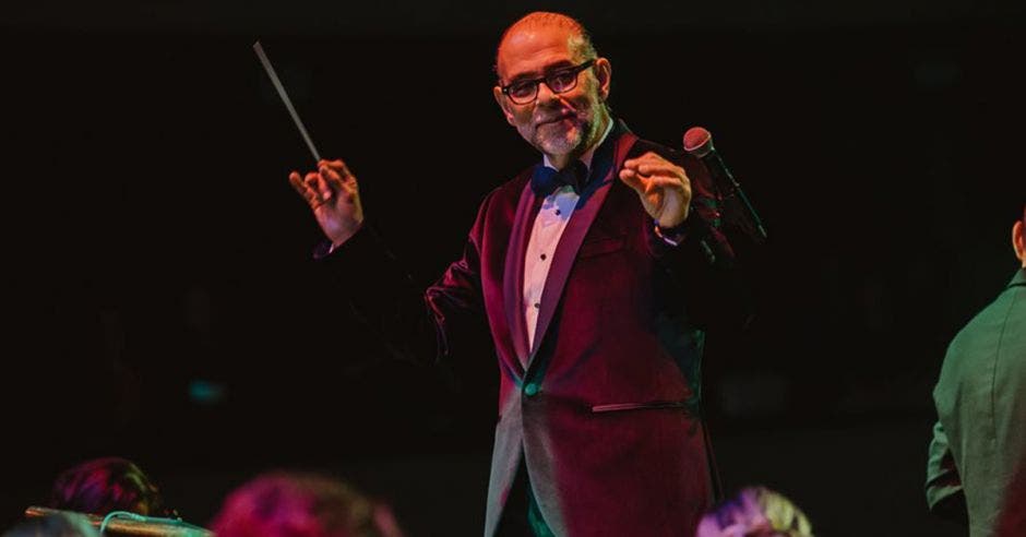 Marvin Araya, director de la Orquesta Filarmónica de Costa Rica.