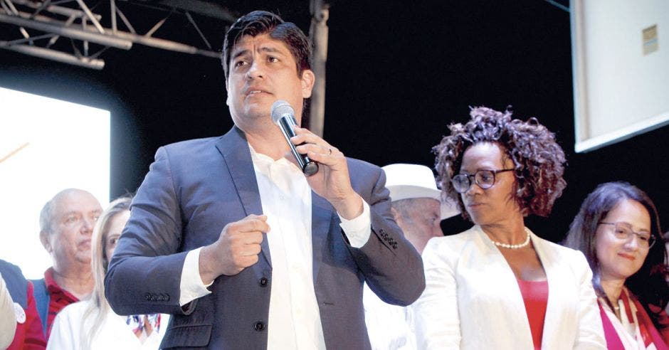 Carlos Alvarado, presidente. Archivo/La República