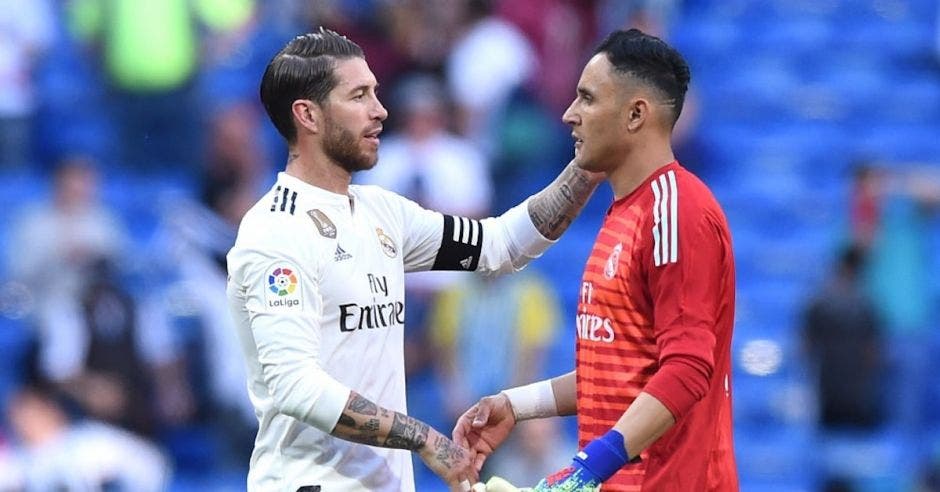 keylor navas Sergio ramos