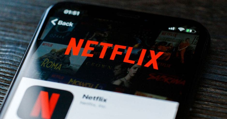 Netflix instalado en un celular