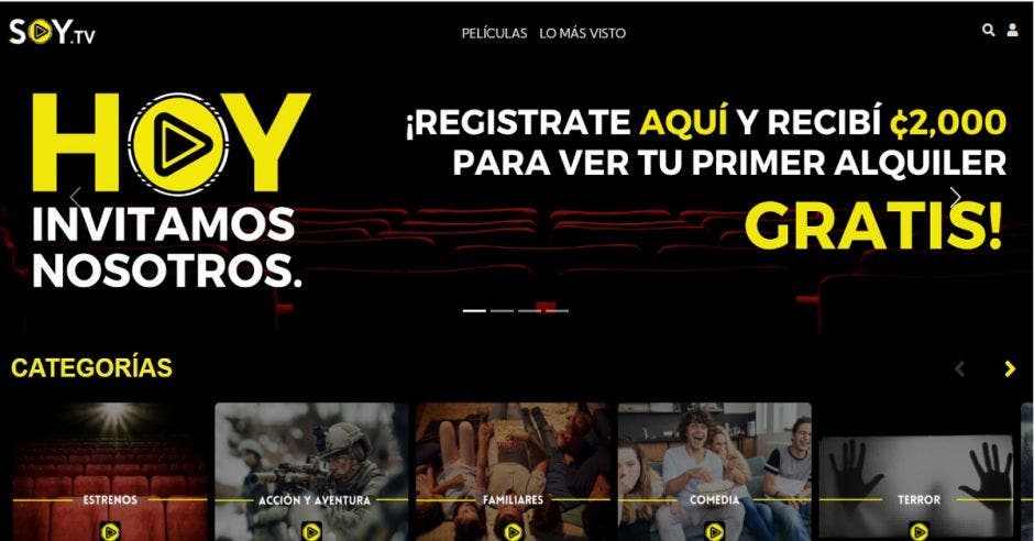 Sitio web de Soy TV