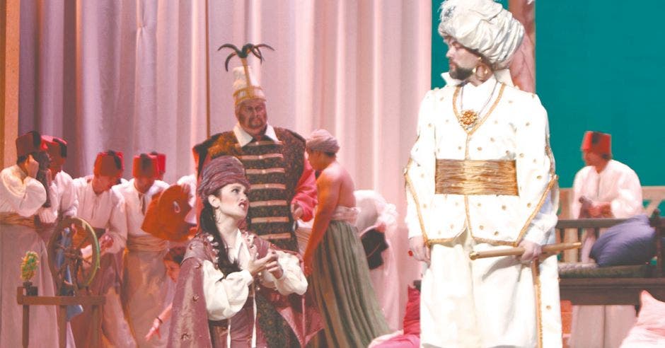 La ópera narra las vivencias de la doncella italiana Isabella, quien es víctima de un naufragio en una playa en Argelia, y cuyo futuro queda en las manos del emir Mustafá