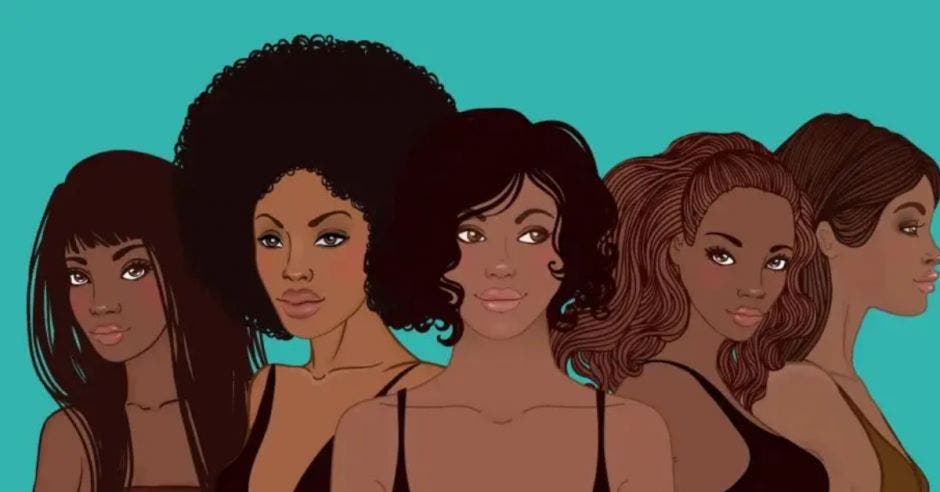 UNa imagen de un grupo de mujeres afro