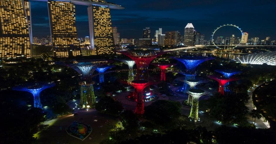 “Gardens by the Bay” en Singapur