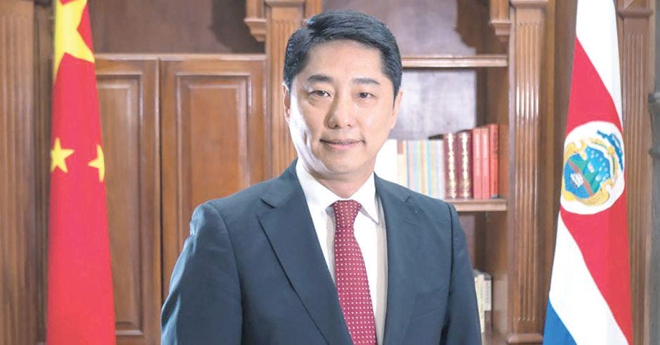 El honorable embajador de China en Costa Rica, Tang Heng. Cortesía/La República