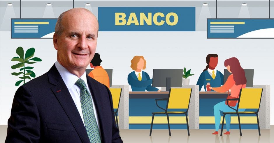 “Este tema de la banca, me sube el Figueres, necesitamos avanzar en Costa Rica con un estado que tiene que ser eficiente y no este tipo de instituciones que no ayudan a promover la producción”, dijo José María Figueres, candidato del Liberación Nacional. Esteban Monge/La República.