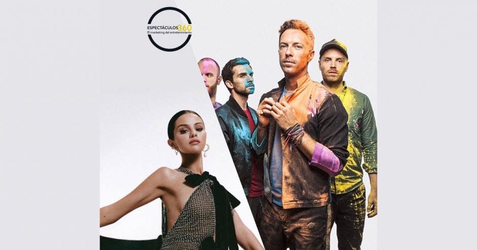 Coldplay con Selena Gomez