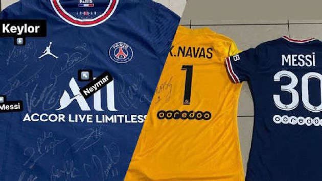 Camiseta neymar firmada