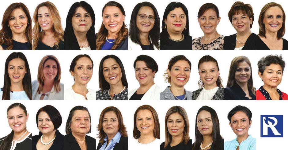 Foto de las 26 mujeres diputadas de Costa Rica