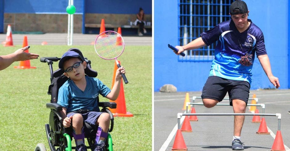 Los niños disfrutaron de la actividad deportiva en sus propias competencias. Cortesía/La República