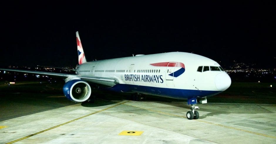 Regreso de vuelo de British Airways