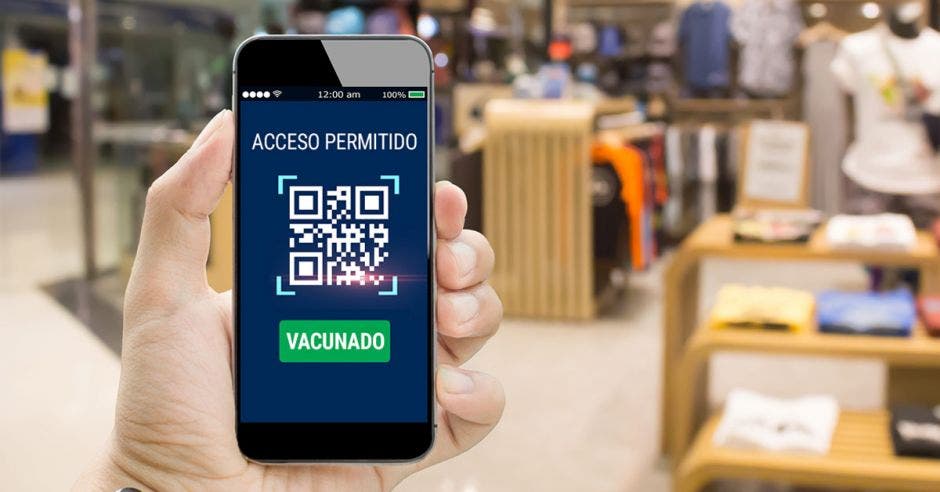 código QR de certificado de vacunación Covid-19