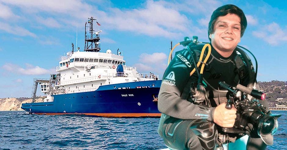 Los científicos realizarán su trabajo entre el 23 de diciembre y el 21 de enero, a bordo de la embarcación R/V Sally Ride, la cual, hará un recorrido desde Puerto Caldera, hasta San Diego, California. El tico Sergio Cambronero Solano es uno de los científicos participantes. Cortesía/La República.