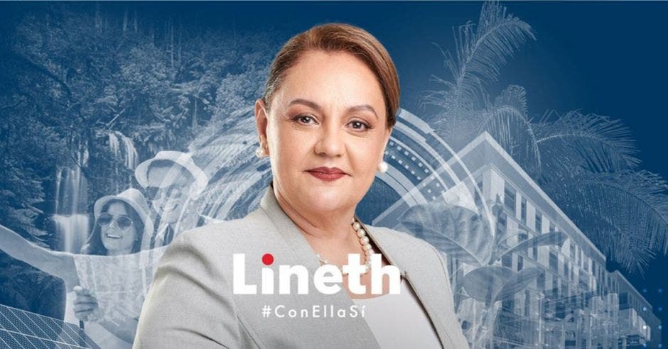 Lineth Saborío, candidata de la Unidad. Cortesía/La República