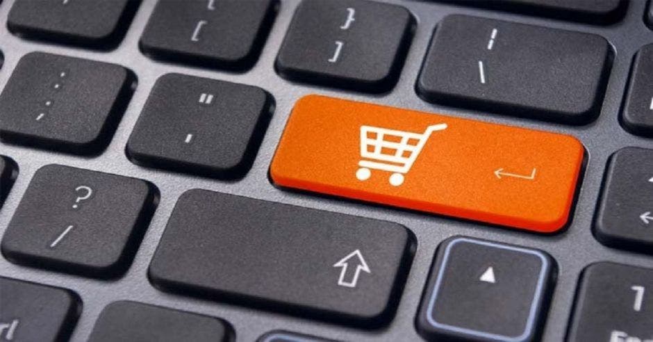 Compras, internet, online, teclado