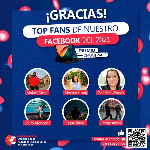 Top Fan Embajada China Costa Rica