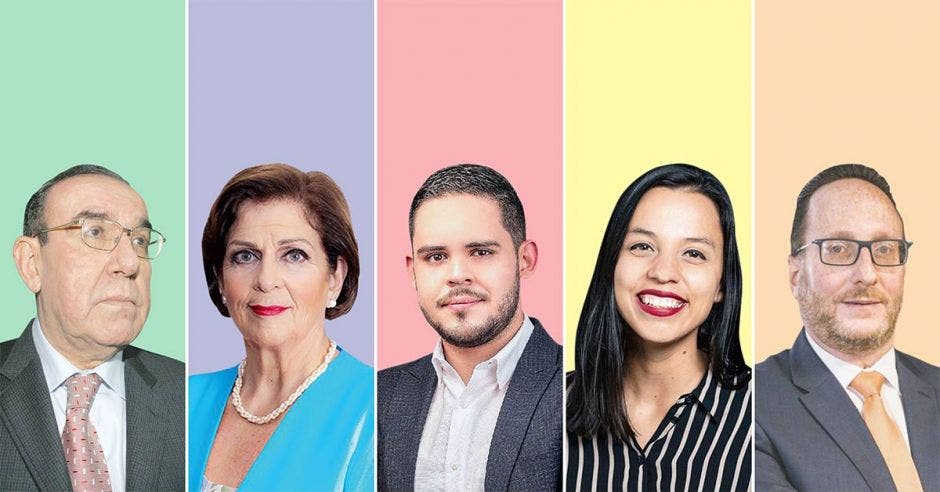 Rodrigo Arias del PLN, Pilar Cisneros de Progreso Social, Carlos Felipe García de la Unidad, Sofía Guillén del Frente Amplio y Eli Feinzaig del Liberal Progresista son algunos de los diputados electos ayer. Todos ellos son representantes de San José. Archivo-Cortesía/La República.