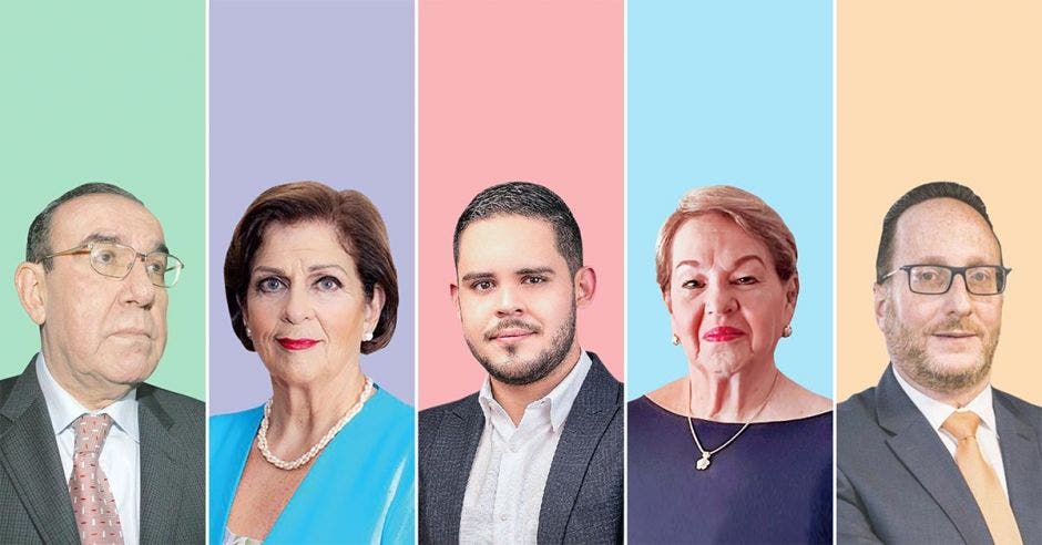 Rodrigo Arias del PLN, Pilar Cisneros de Progreso Social, Carlos Felipe García de la Unidad, Gloria Navas de Nueva República y Eli Feinzaig del Liberal Progresista son algunos de los diputados electos. Archivo-Cortesía/La República.