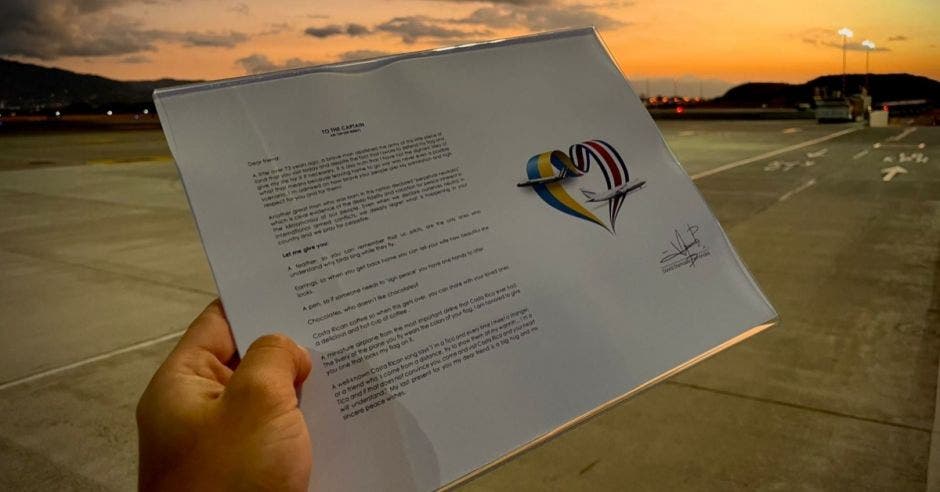carta a capitán avión ucraniano