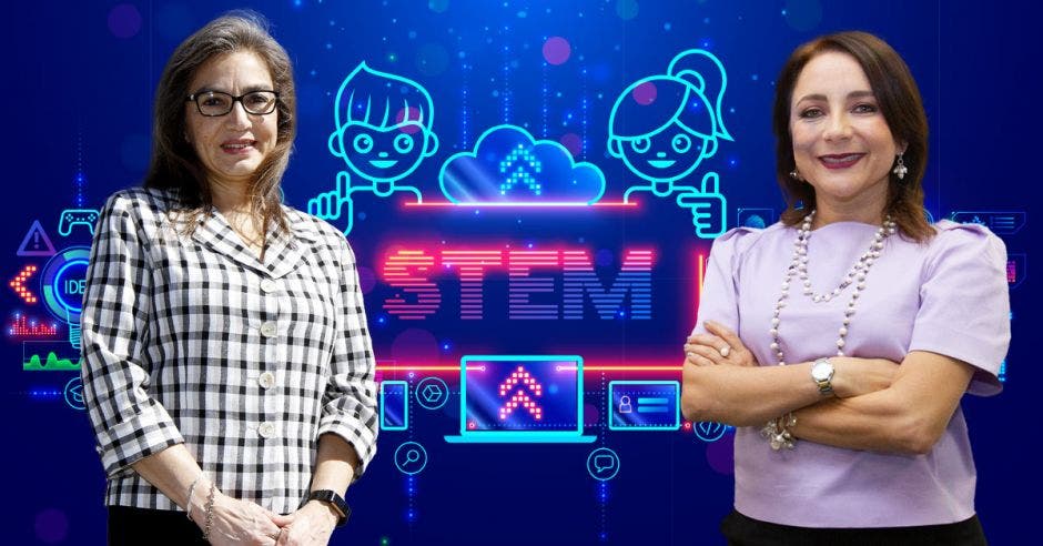 Ileana Rojas, vicepresidente de Grupo Global de Ingeniería de Diseño de Intel y Sandra Cauffman, directora de la División de Astrofísica de la NASA