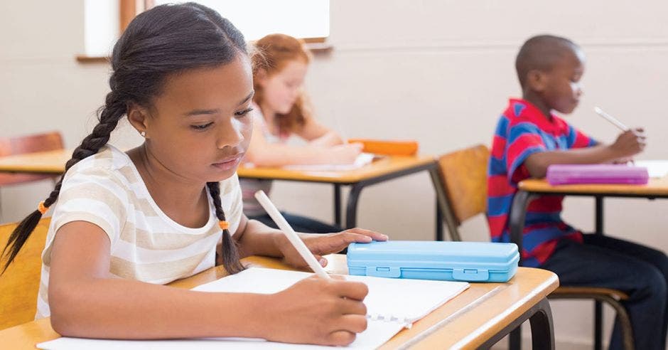 Niños en un centro educativo