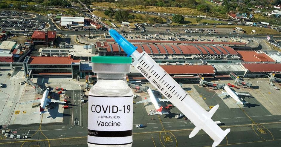 Vacuna Covid-19 aeropuerto