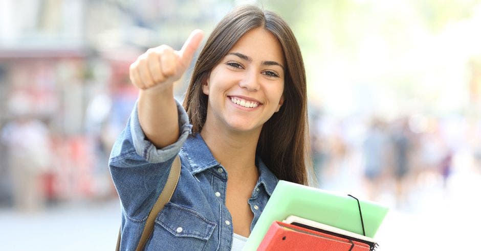 mujer estudiante