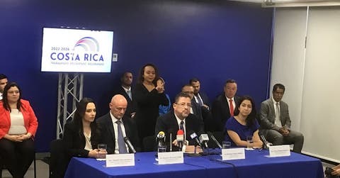 Rodrigo Chaves presentó un segundo grupo de ministros. Archivo/La República