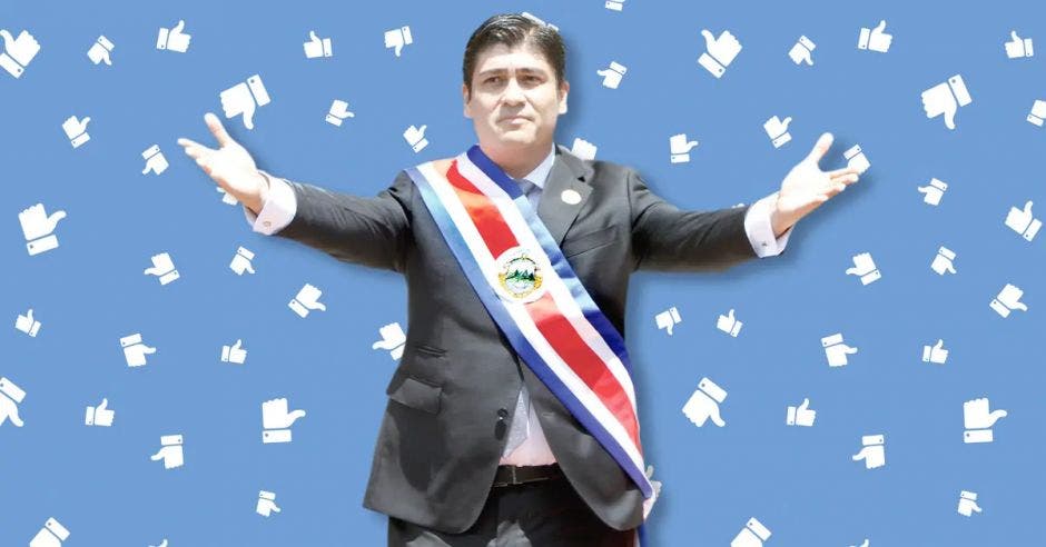 Carlos Alvarado, presidente saliente. Archivo/La República.
