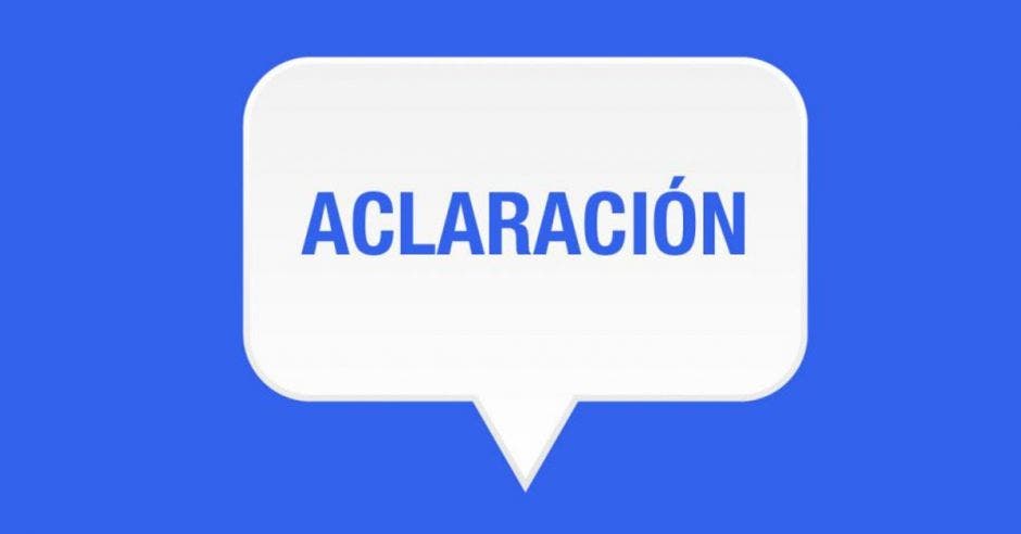 Aclaraciones