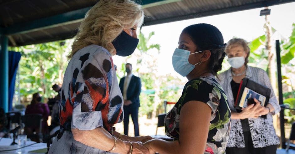 Jill Biden llegó hoy a Costa Rica. Archivo/La República