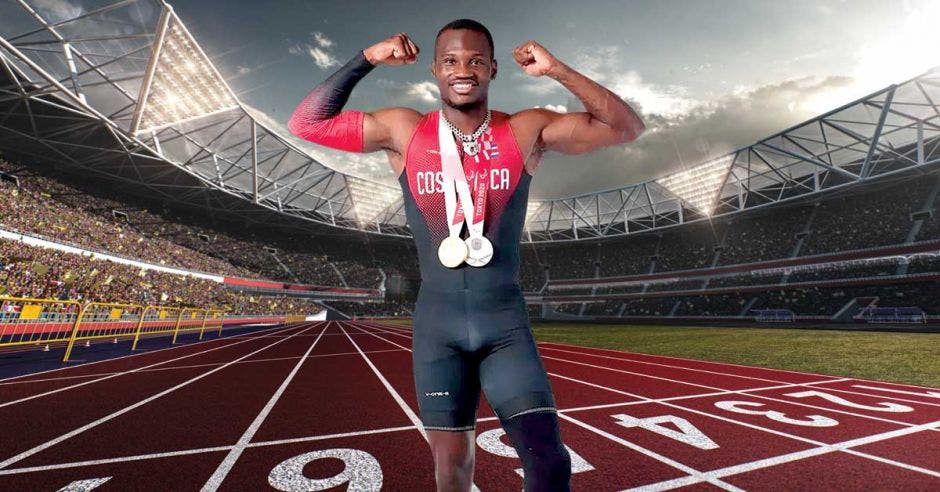 Sherman Guity es campeón paralímpico y el máximo exponente del atletismo nacional. Cortesía/La República